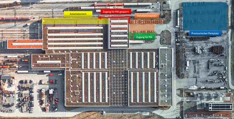 Erneuerung Depot Glisergrund: Inbetriebnahme neue Waschanlage